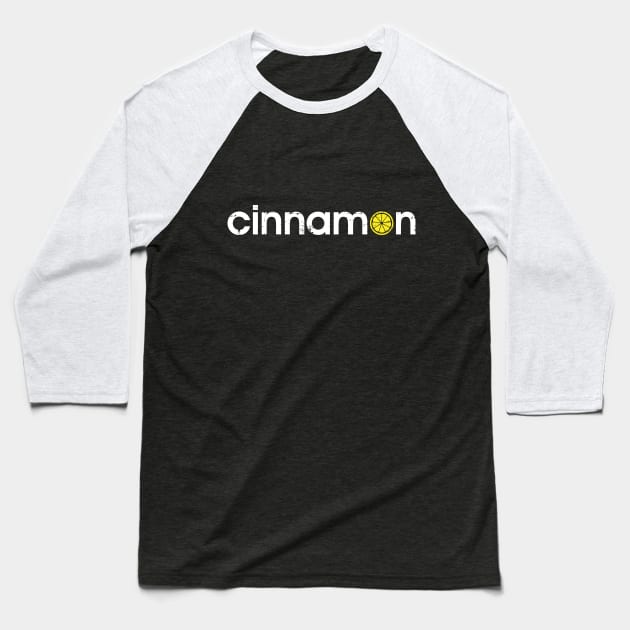 The Stone Roses Cinnamon Indie Manchester Integrated Lemon Baseball T-Shirt by buttercreative